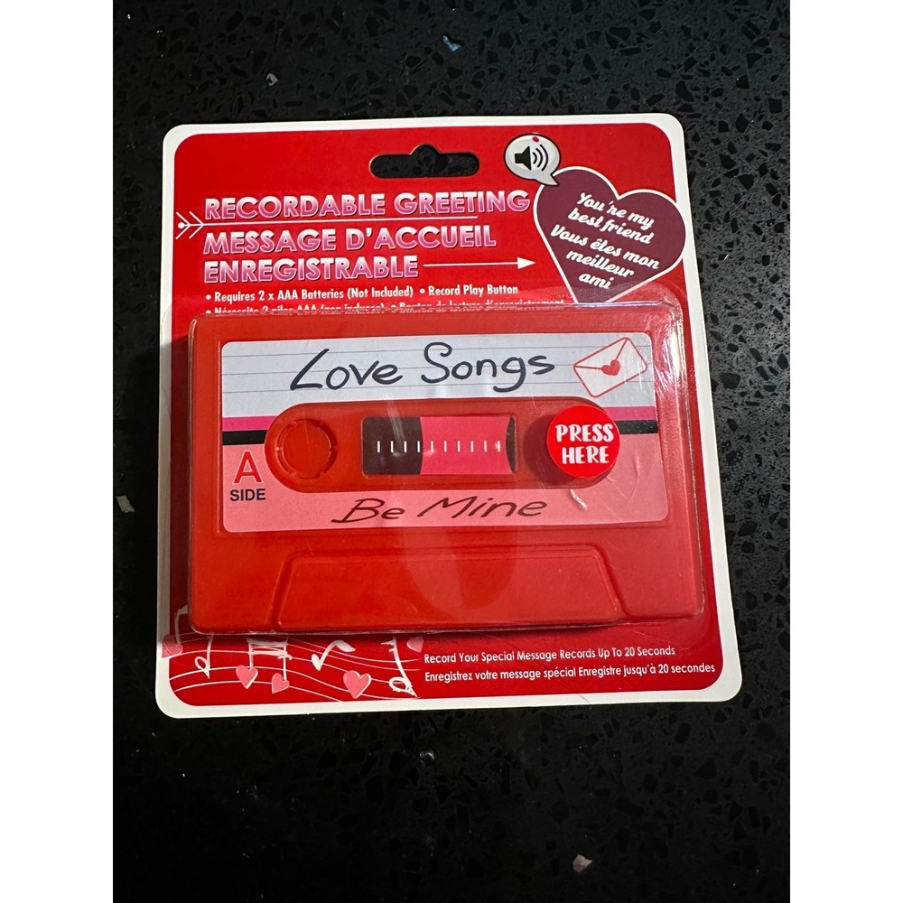 Love Songs Recordable Valentine Tape